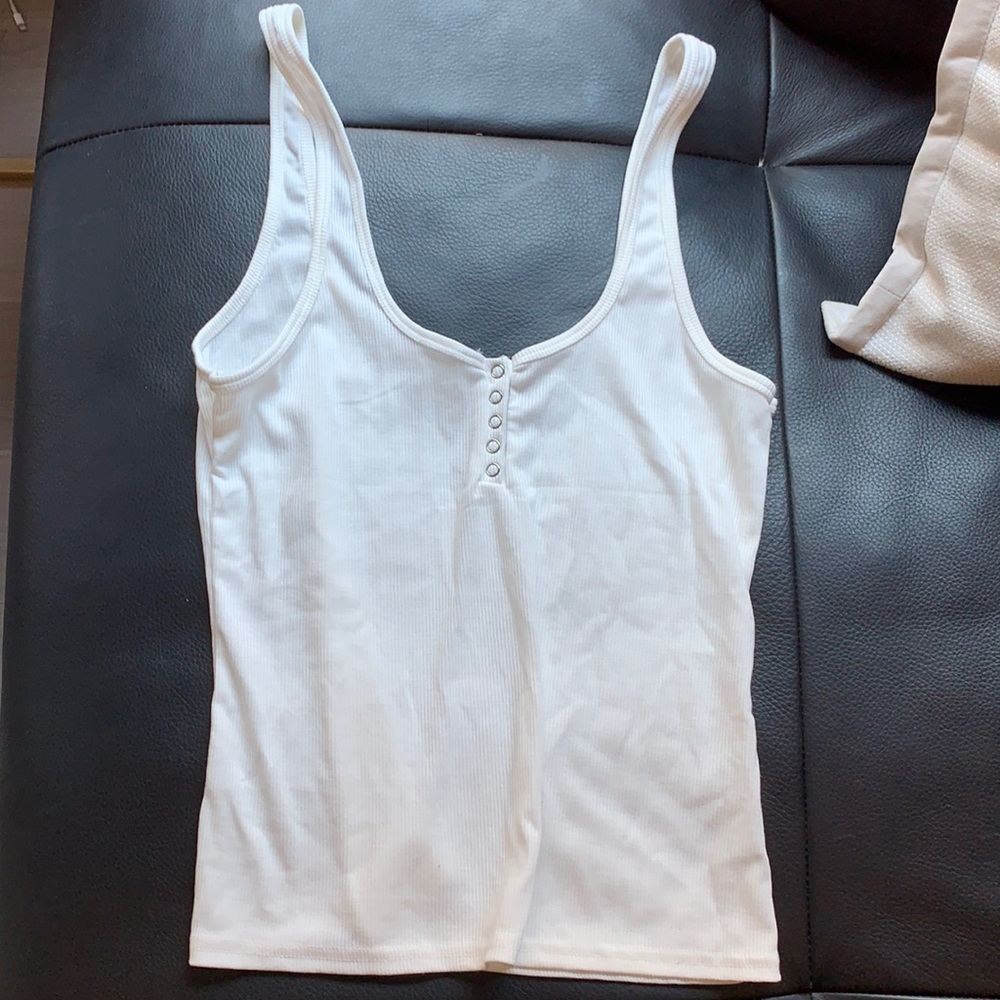 White tank top